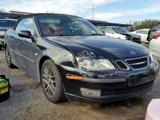 YS3FD76Y976105608 - 2007 SAAB 9-3 2.0T BLACK photo 1