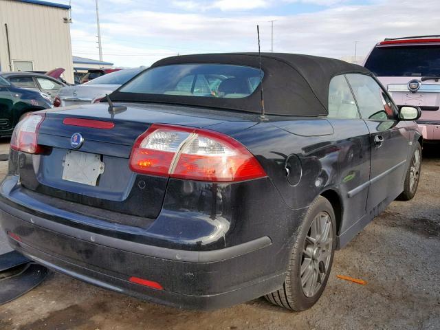 YS3FD76Y976105608 - 2007 SAAB 9-3 2.0T BLACK photo 4