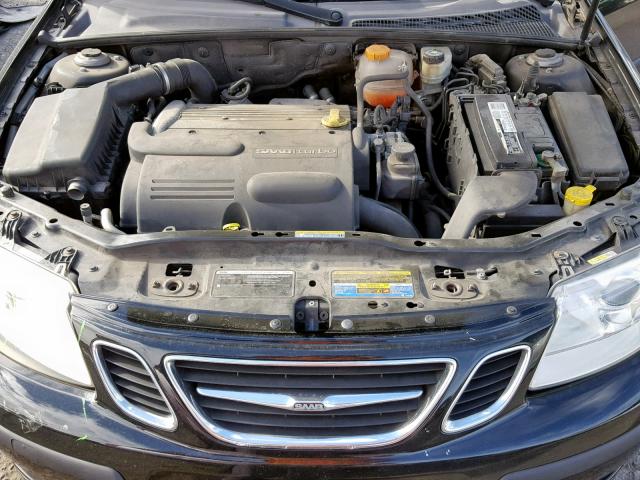 YS3FD76Y976105608 - 2007 SAAB 9-3 2.0T BLACK photo 7