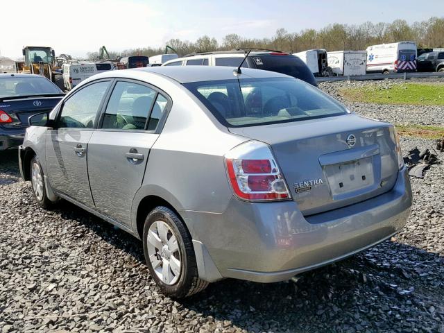 3N1AB61E38L734984 - 2008 NISSAN SENTRA 2.0 GRAY photo 3