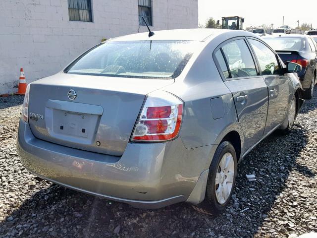 3N1AB61E38L734984 - 2008 NISSAN SENTRA 2.0 GRAY photo 4