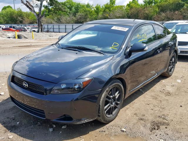 JTKDE177770218726 - 2007 TOYOTA SCION TC შავი ფოტო 2