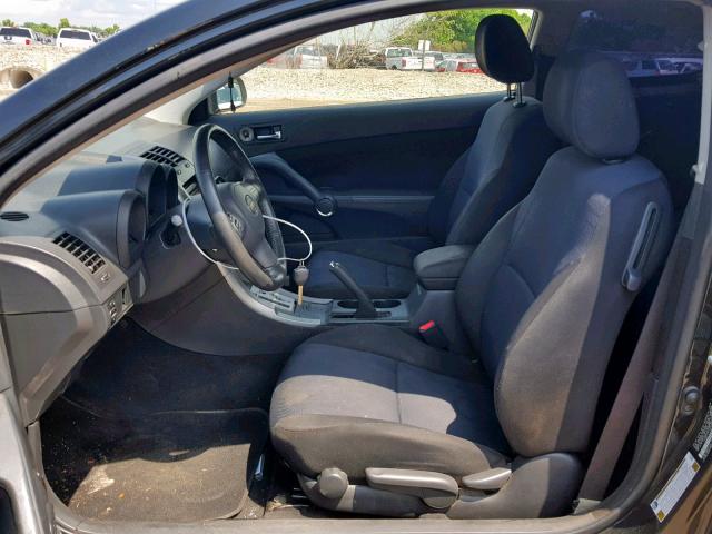 JTKDE177770218726 - 2007 TOYOTA SCION TC შავი ფოტო 5