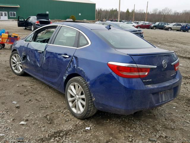 1G4PR5SK2E4197331 - 2014 BUICK VERANO CON BLUE photo 3