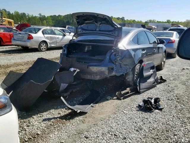 4T1BK1EBXJU267252 - 2018 TOYOTA AVALON XLE GRAY photo 4