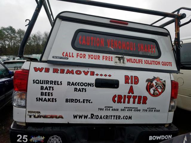 5TFRY5F1XCX127265 - 2012 TOYOTA TUNDRA DOUBLE CAB SR5  photo 9