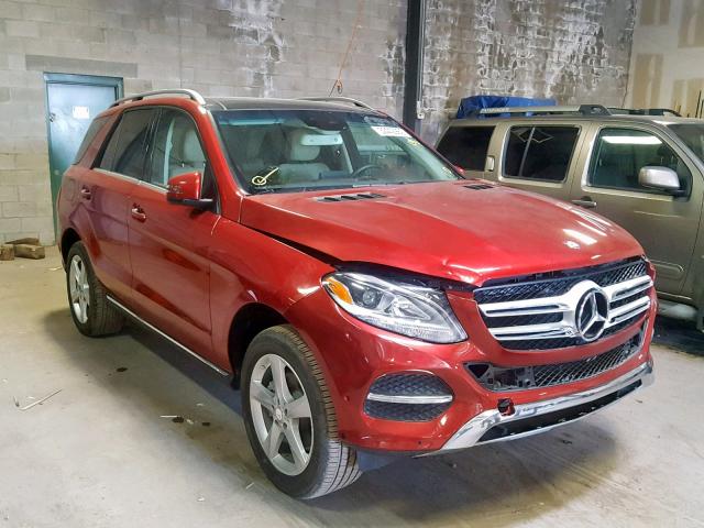 4JGDA5HB9JB011100 - 2018 MERCEDES-BENZ GLE 350 4M RED photo 1