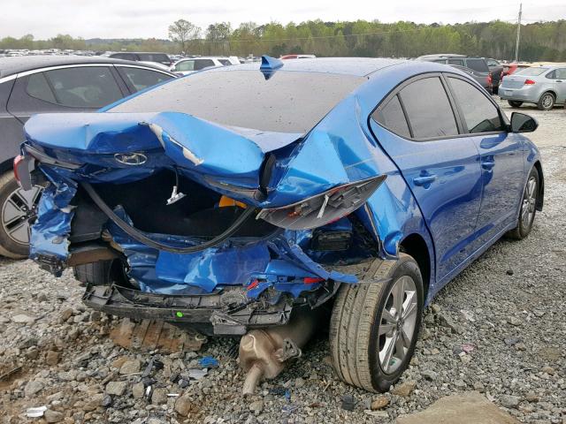 5NPD84LF7HH027535 - 2017 HYUNDAI ELANTRA SE BLUE photo 4