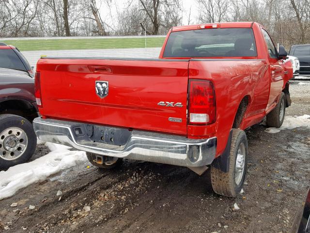 3D7LT2EL7BG628502 - 2011 DODGE RAM 2500 RED photo 4