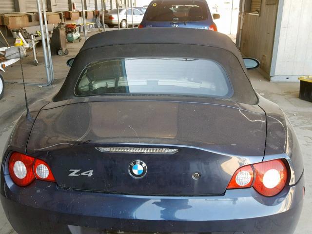 4USBT53535LU09484 - 2005 BMW Z4 3.0 BLUE photo 6