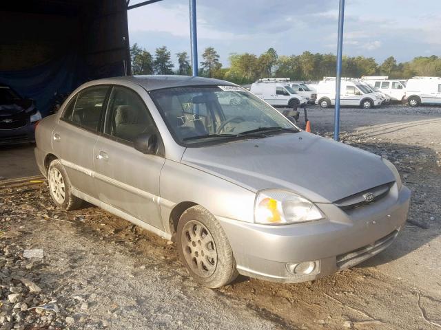 KNADC125246308360 - 2004 KIA RIO SILVER photo 1