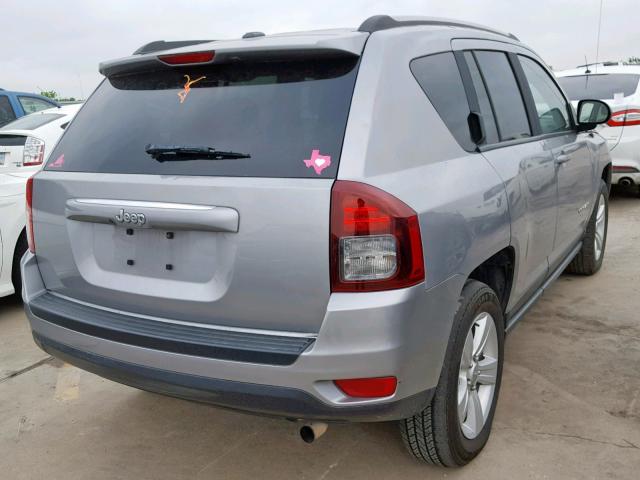 1C4NJCBB3GD546748 - 2016 JEEP COMPASS SP ვერცხლისფერი ფოტო 4