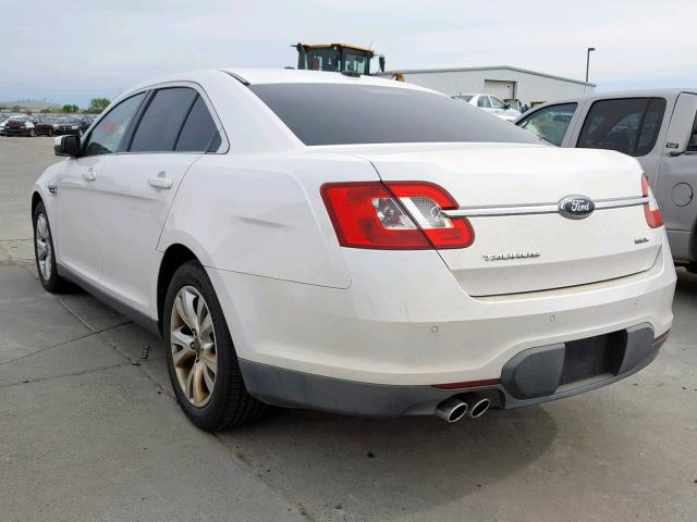 1FAHP2EW5BG187078 - 2011 FORD TAURUS SEL WHITE photo 3