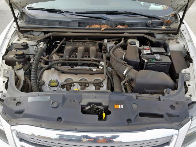 1FAHP2EW5BG187078 - 2011 FORD TAURUS SEL WHITE photo 7