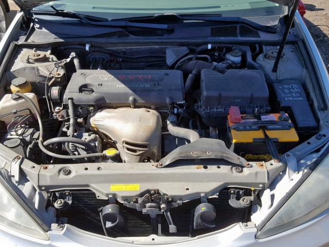 4T1BE32K92U072283 - 2002 TOYOTA CAMRY LE SILVER photo 7