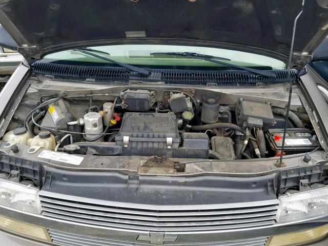 1GNDM19W8XB200441 - 1999 CHEVROLET ASTRO BROWN photo 7