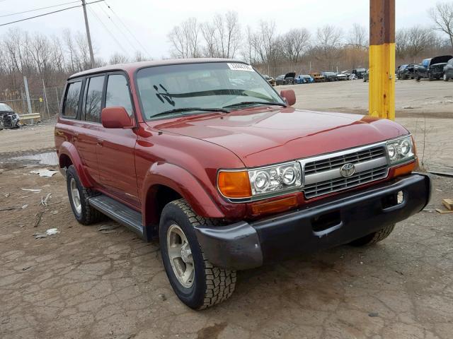 JT3HJ85J5T0145205 - 1996 TOYOTA LAND CRUIS RED photo 1