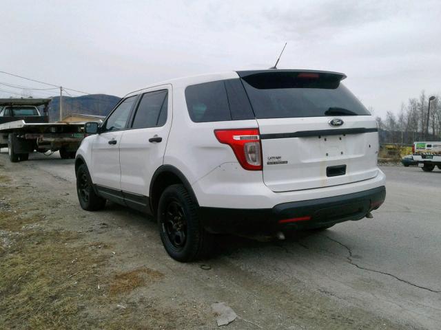 1FM5K8AR4FGA21215 - 2015 FORD EXPLORER P WHITE photo 3