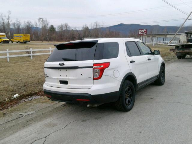 1FM5K8AR4FGA21215 - 2015 FORD EXPLORER P WHITE photo 4