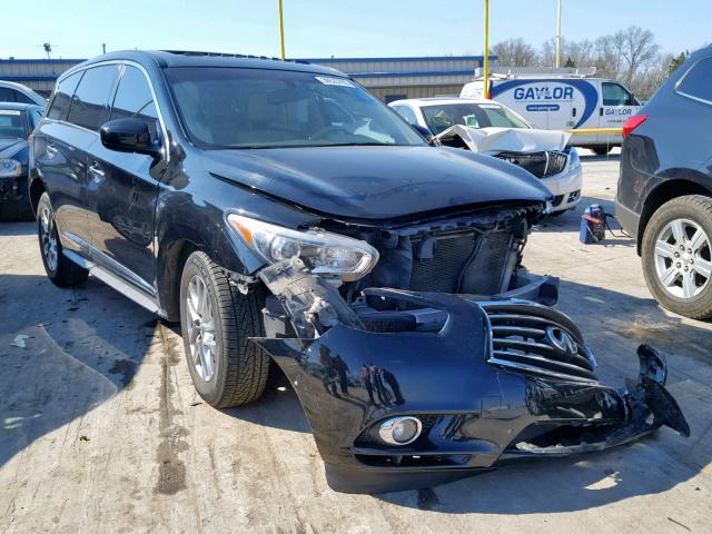 5N1AL0MN3EC515626 - 2014 INFINITI QX60 BLACK photo 1