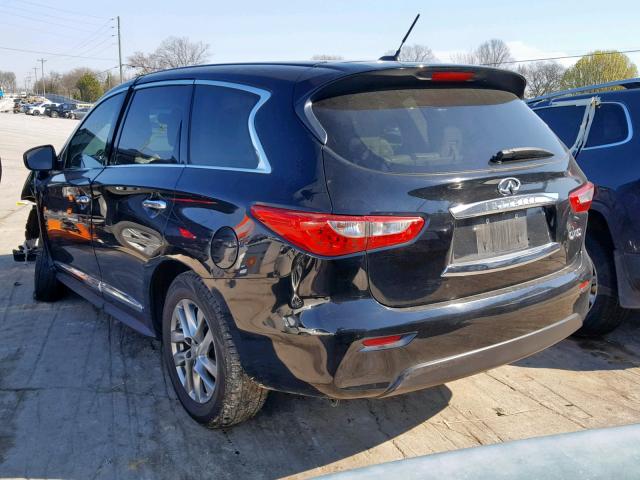 5N1AL0MN3EC515626 - 2014 INFINITI QX60 BLACK photo 3