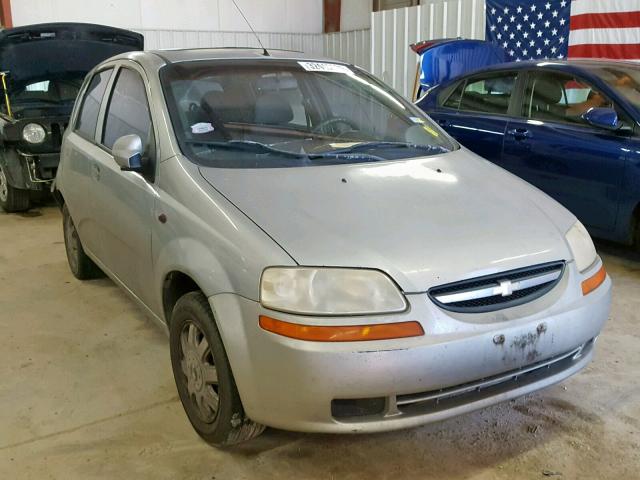 KL1TJ62654B251354 - 2004 CHEVROLET AVEO LS SILVER photo 1