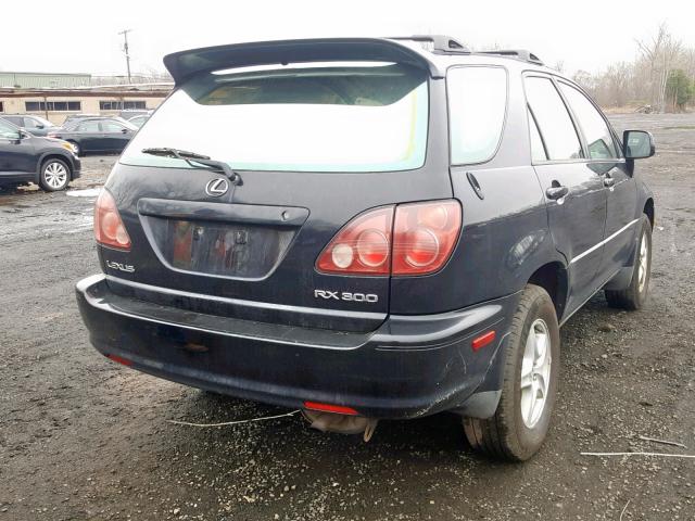 JT6HF10U7Y0144741 - 2000 LEXUS RX 300 BLACK photo 4