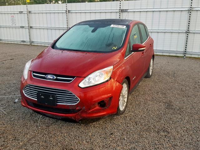 1FADP5BUXDL539603 - 2013 FORD C-MAX SEL RED photo 2