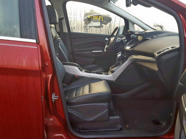 1FADP5BUXDL539603 - 2013 FORD C-MAX SEL RED photo 5