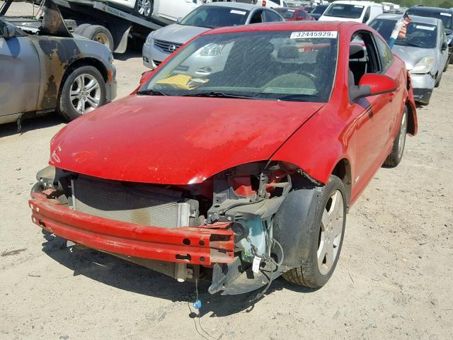 1G1AM18B167687907 - 2006 CHEVROLET COBALT SS RED photo 2