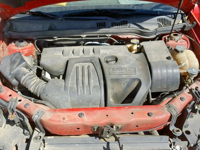 1G1AM18B167687907 - 2006 CHEVROLET COBALT SS RED photo 7