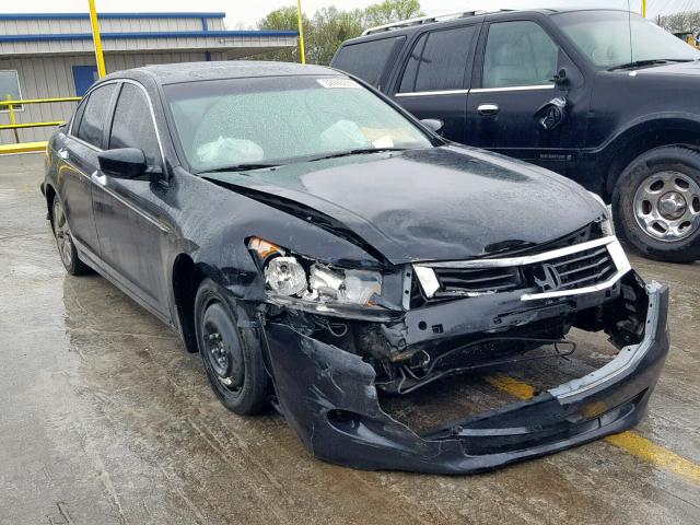 1HGCP368X8A085427 - 2008 HONDA ACCORD EXL BLACK photo 1