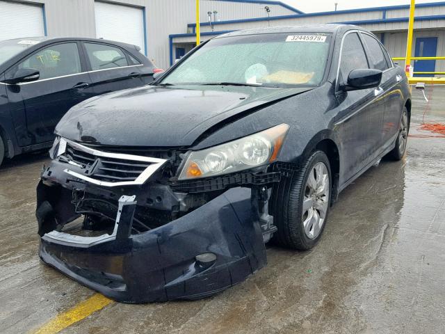 1HGCP368X8A085427 - 2008 HONDA ACCORD EXL BLACK photo 2