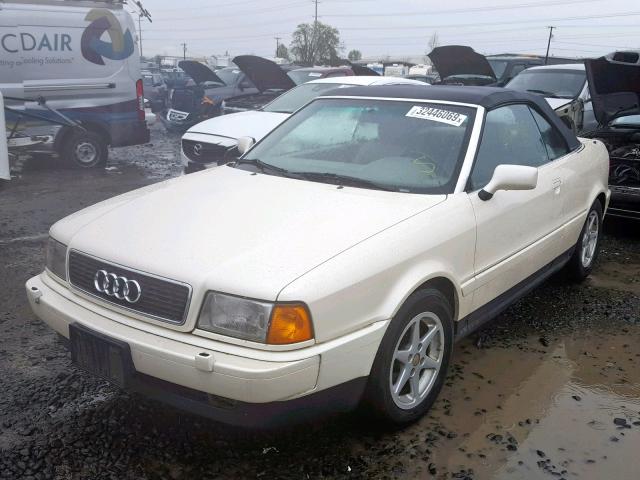 WAUAA88GXWN004454 - 1998 AUDI CABRIOLET WHITE photo 2