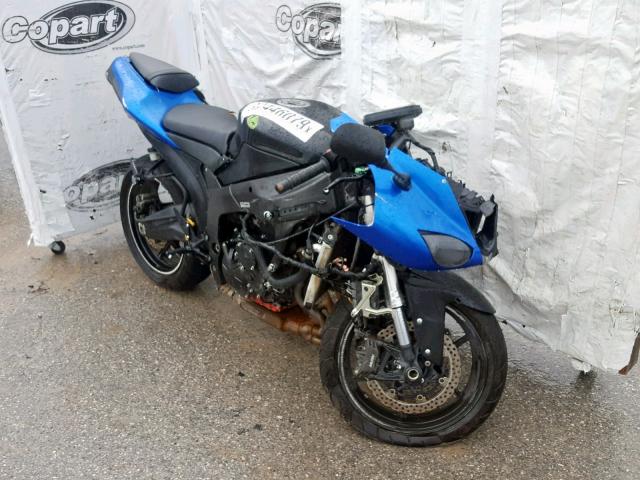 JKAZX4P187A024523 - 2007 KAWASAKI ZX600 P BLUE photo 1