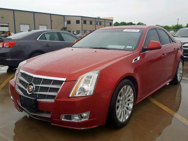 1G6DJ5EY8B0102839 - 2011 CADILLAC CTS PERFOR RED photo 2