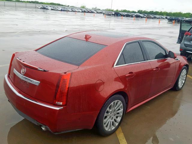 1G6DJ5EY8B0102839 - 2011 CADILLAC CTS PERFOR RED photo 9