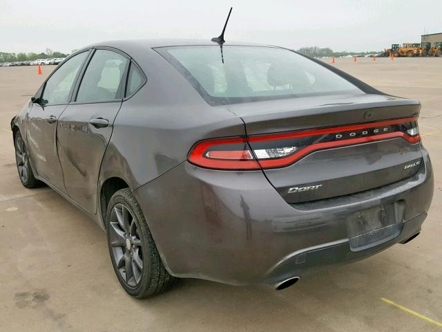 1C3CDFBB8GD529979 - 2016 DODGE DART SXT CHARCOAL photo 3