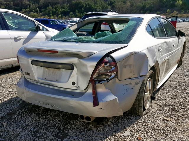 2G2WS522X41100783 - 2004 PONTIAC GRAND PRIX 银色 照片 4