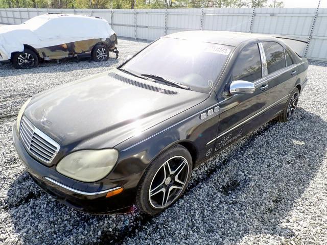 WDBNG75J1YA005515 - 2000 MERCEDES-BENZ S 500 BLACK photo 2