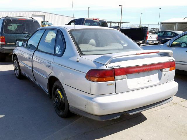 4S3BD6750V7213045 - 1997 SUBARU LEGACY GT SILVER photo 3