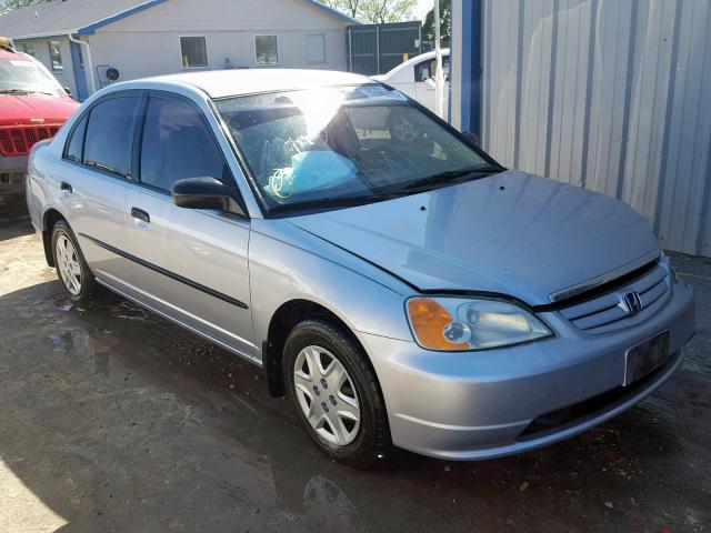 2HGES15193H625313 - 2003 HONDA CIVIC DX SILVER photo 1