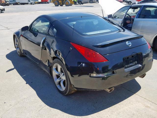 JN1AZ34D06M330086 - 2006 NISSAN 350Z COUPE BLACK photo 3