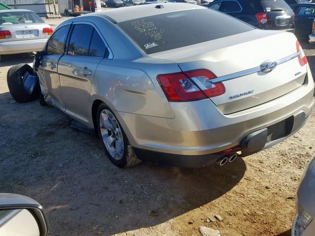 1FAHP2EW6BG142618 - 2011 FORD TAURUS SEL TAN photo 3