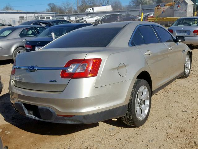 1FAHP2EW6BG142618 - 2011 FORD TAURUS SEL TAN photo 4