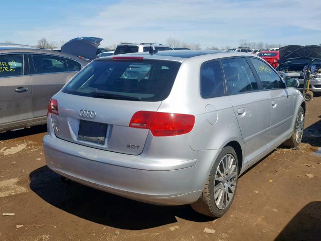 WAUNF78PX8A026140 - 2008 AUDI A3 2.0 PRE SILVER photo 4