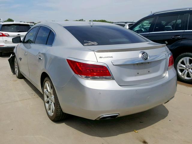 1G4GE5GV8AF176643 - 2010 BUICK LACROSSE C SILVER photo 3