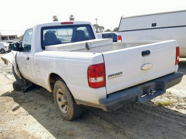 1FTYR10D08PB05061 - 2008 FORD RANGER WHITE photo 3