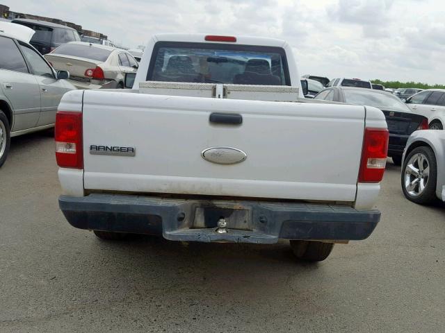 1FTYR10D08PB05061 - 2008 FORD RANGER WHITE photo 6