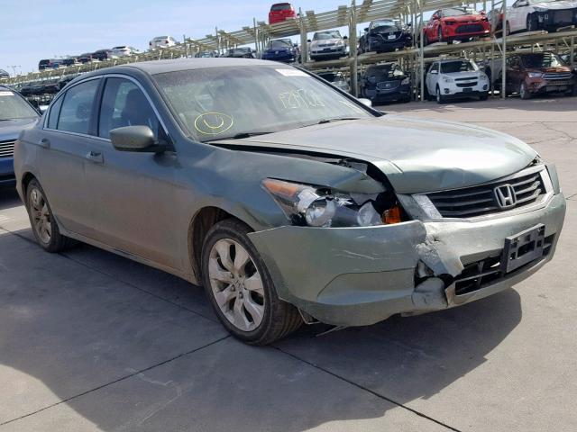 1HGCP26808A038238 - 2008 HONDA ACCORD EXL GREEN photo 1